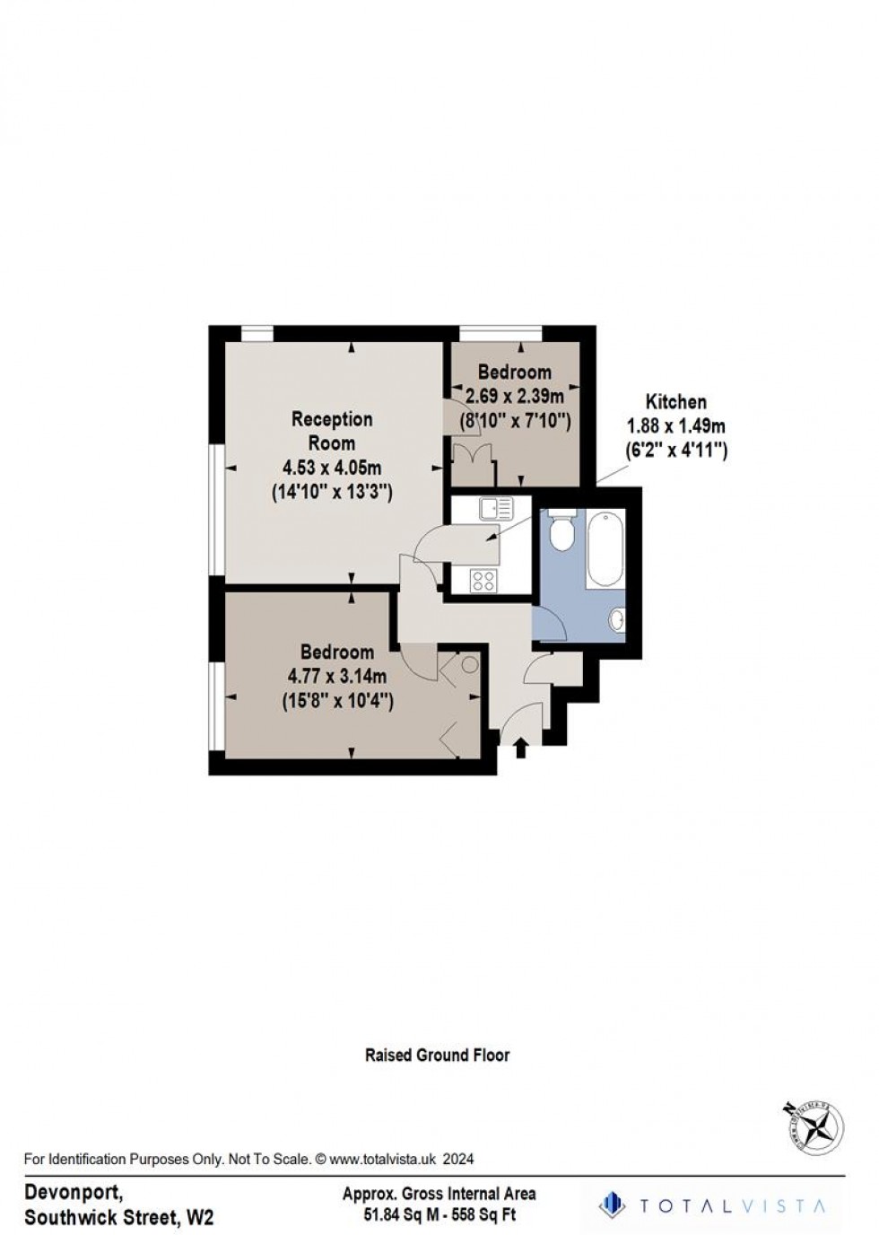 Floorplan for Southwick Street, Paddington, London